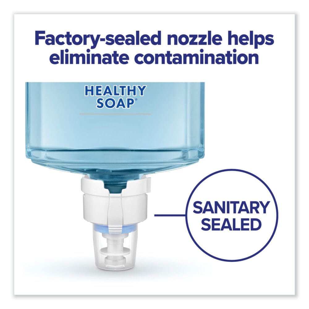 HEALTHY SOAP Gentle and Free Foam, For ES8 Dispensers, Fragrance-Free, 1,200 mL, 2/Carton - Image 4