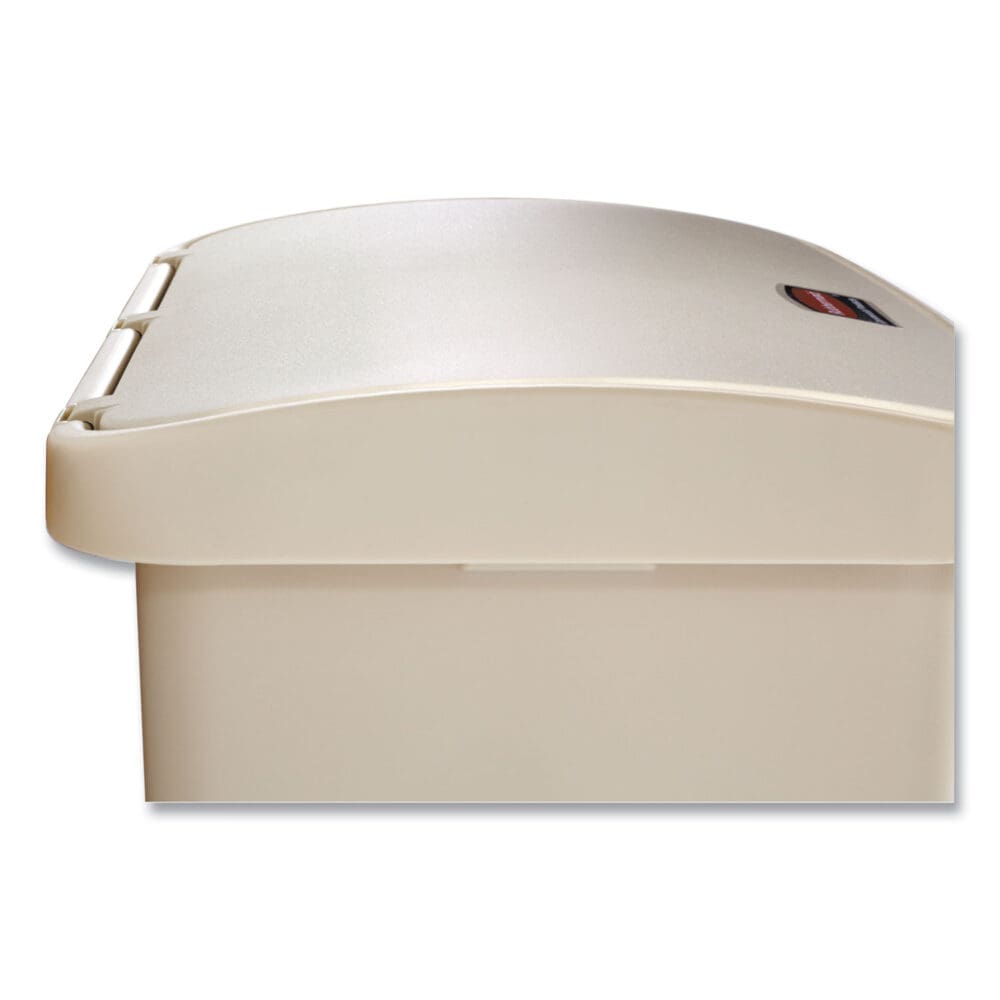 Streamline Resin Step-On Container, Front Step Style, 24 gal, Polyethylene, Beige - Image 4