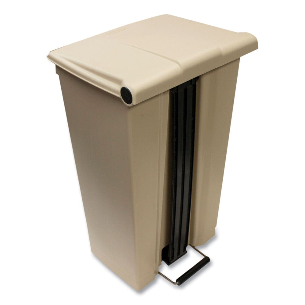 Legacy Step-On Receptacle, 23 gal, Polyethylene, Beige - Image 4