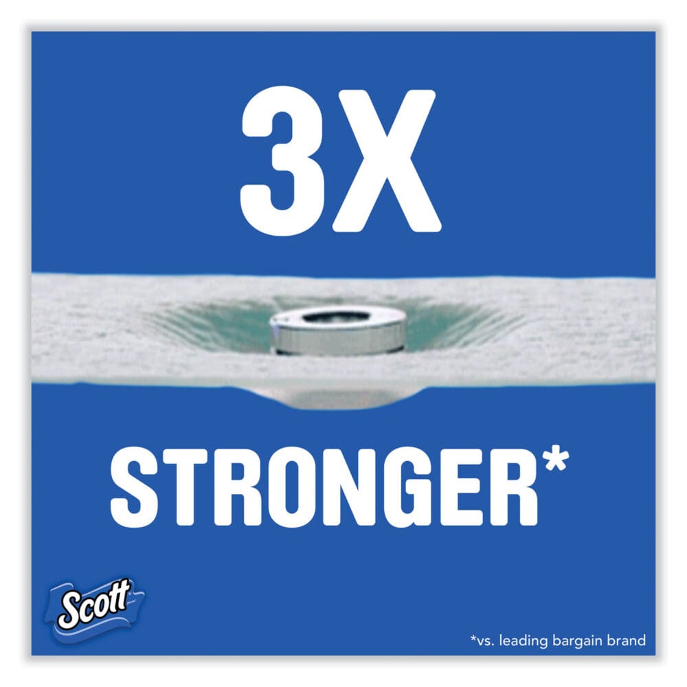 ComfortPlus Toilet Paper, Mega Roll, Septic Safe, 1-Ply, White, 425 Sheets/Roll, 12 Rolls/Pack - Image 5