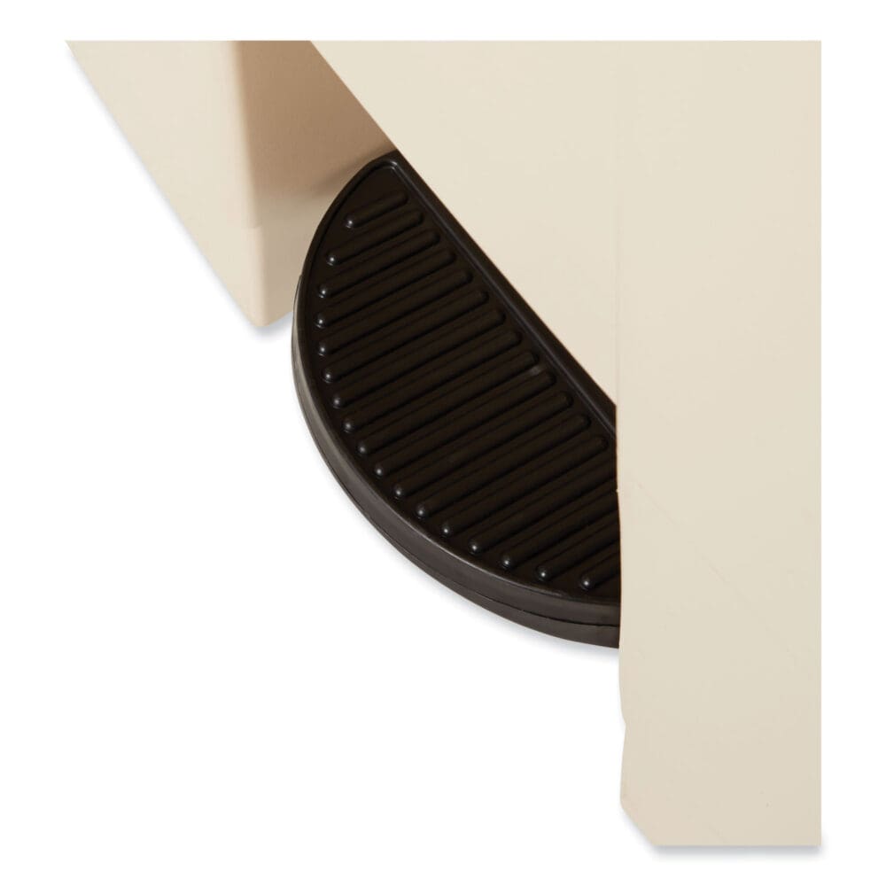 Legacy Step-On Receptacle, 18 gal, Polyethylene, Beige - Image 6
