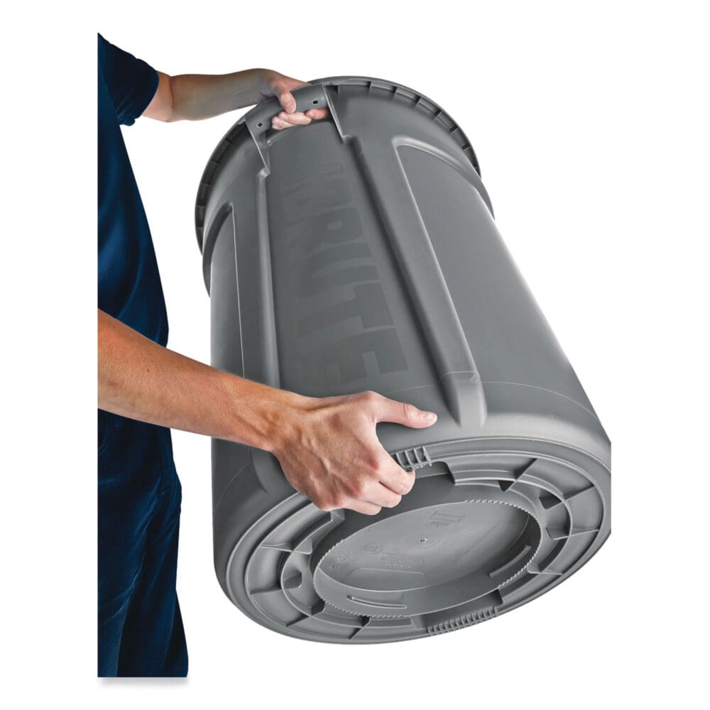 Brute Recycling Container, 32 gal, Polyethylene, Blue - Image 4