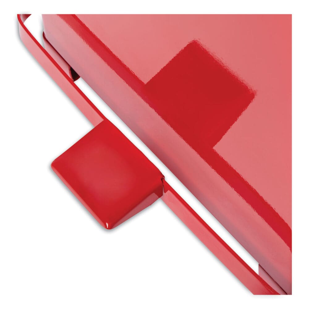 Defenders Heavy-Duty Steel Step Can, 4 gal, Steel, Red - Image 2