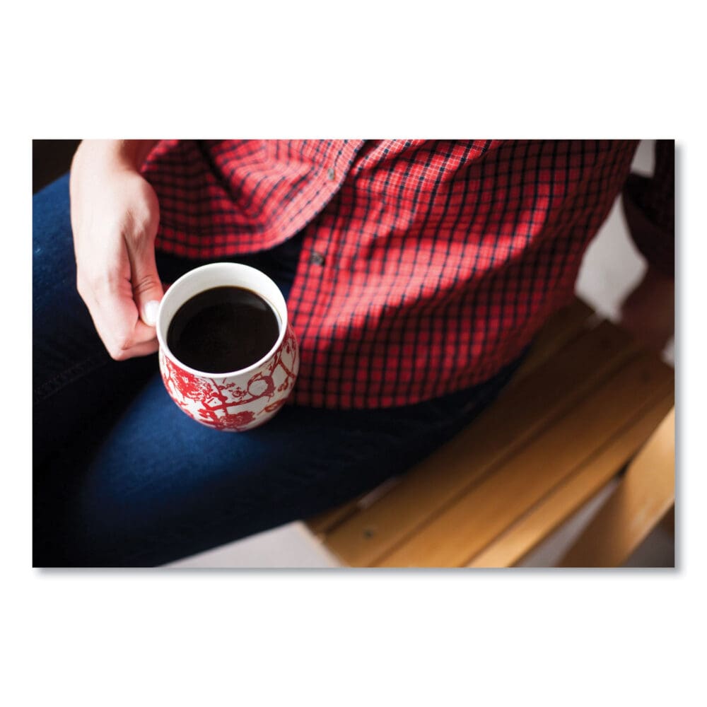 Coffee, Half Caff, 22.6 oz Canister, 6/Carton - Image 4