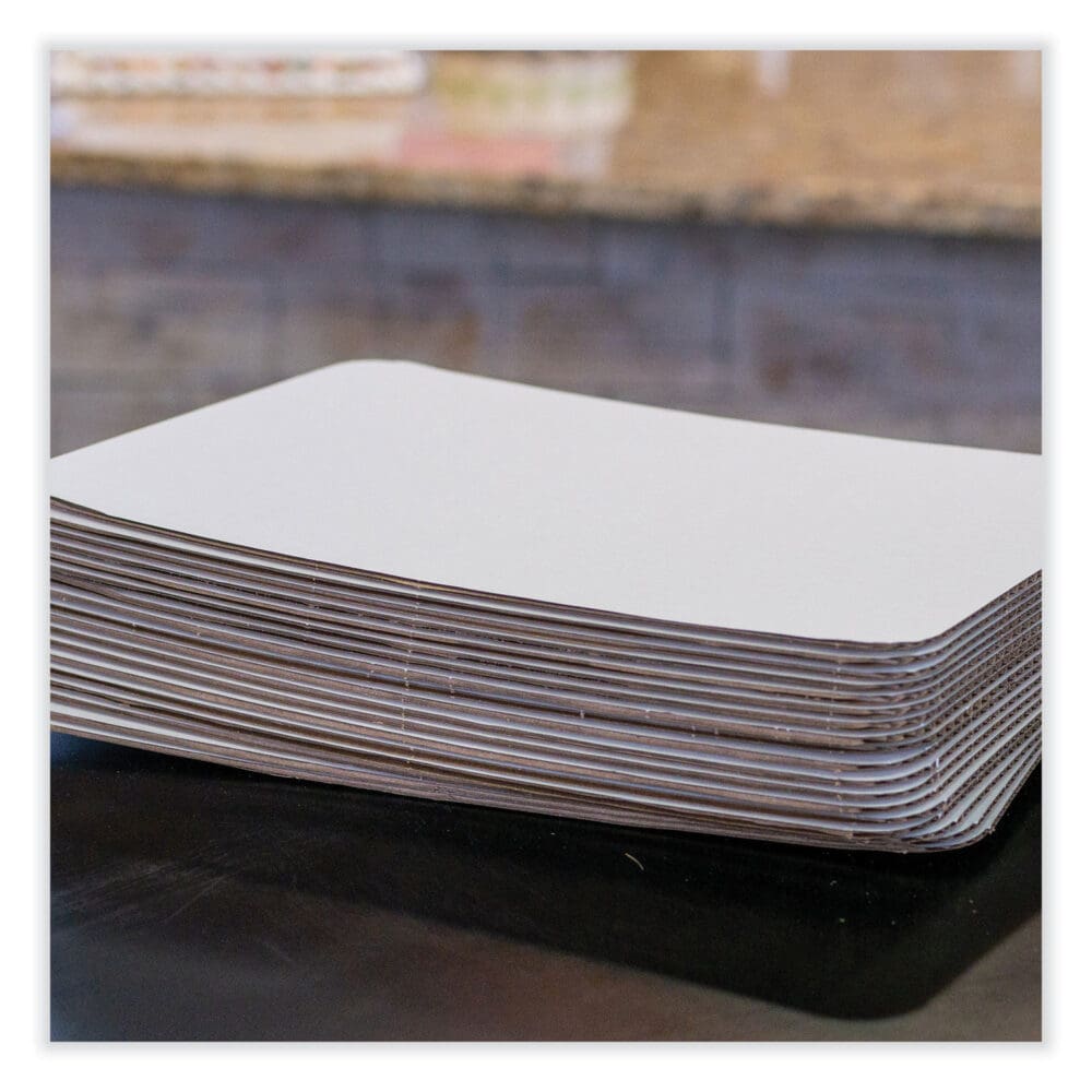 Bakery Bright White Cake Pad, Single Wall Pad, 25.5 x 17.5, White, Paper, 50/Carton - Image 3