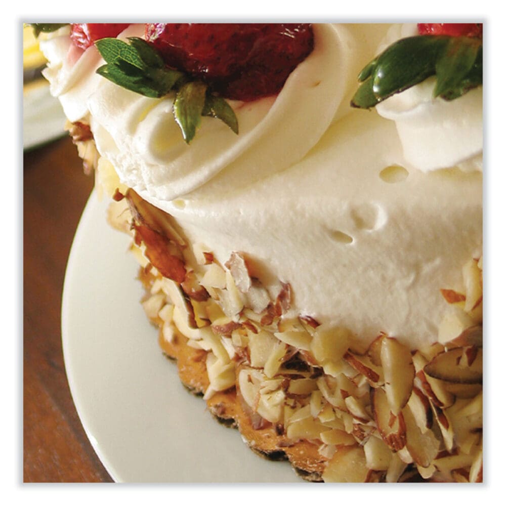 Bright White Cake Circles, 10" Diameter, Paper, 100/Carton - Image 2