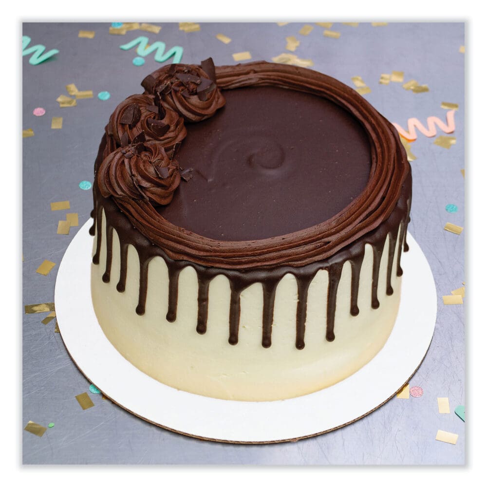 Bright White Cake Circles, 12" Diameter, White, Paper, 100/Carton - Image 4