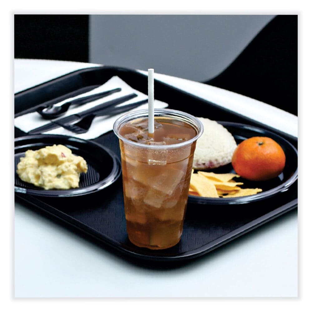 Individually Wrapped Paper Straws, 7.75" x 0.25", White, 3,200/Carton - Image 4