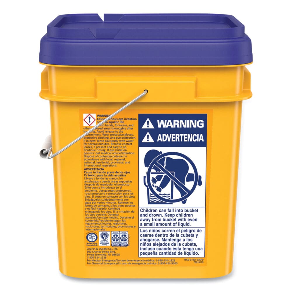 Powder Laundry Detergent, Crisp Clean, 18 lb Pail - Image 4