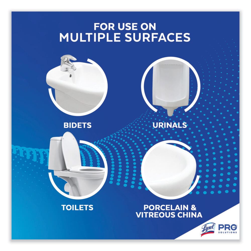 Disinfectant Toilet Bowl Cleaner w/Lime/Rust Remover, Atlantic Fresh, 24 oz - Image 5