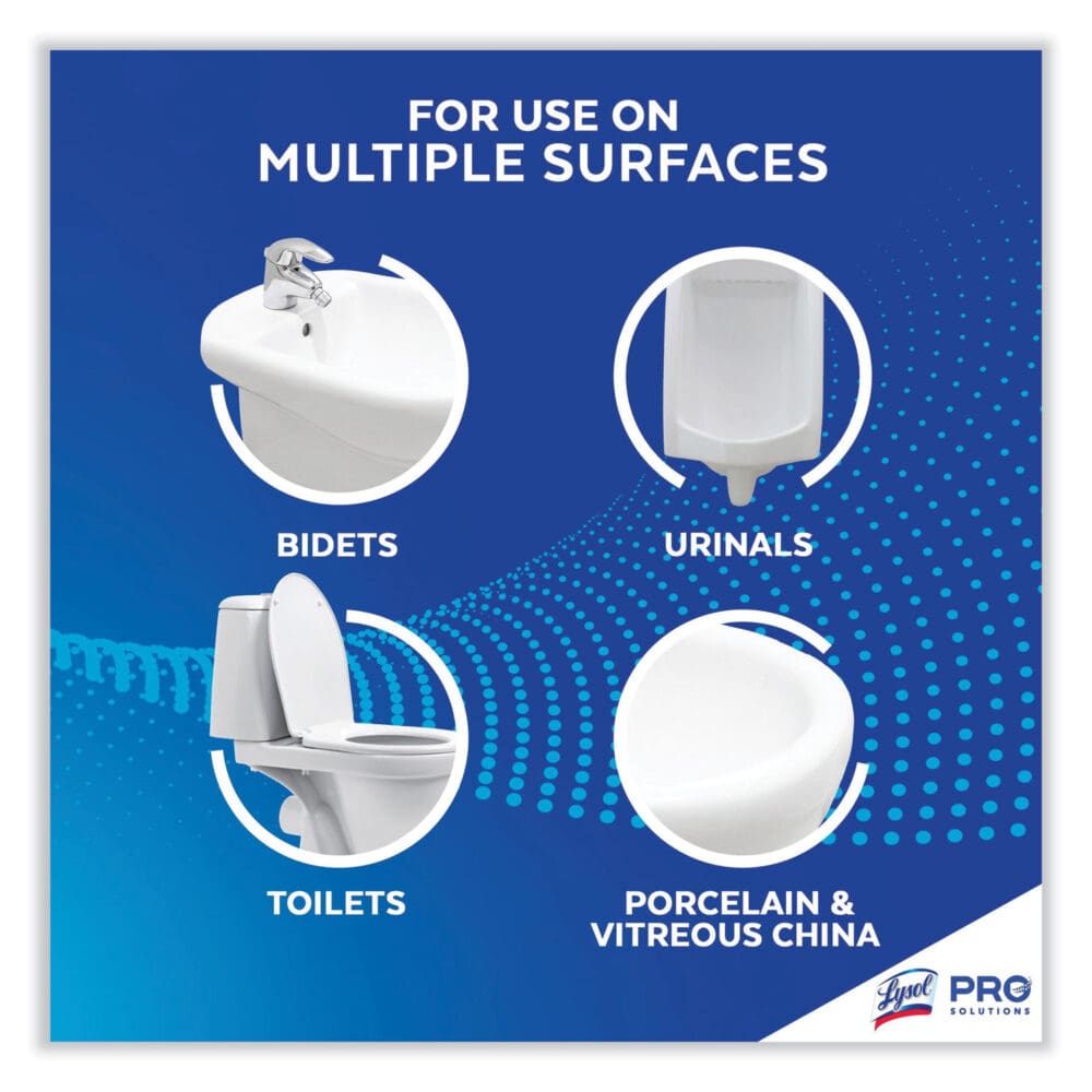 Disinfectant Toilet Bowl Cleaner w/Lime/Rust Remover, Atlantic Fresh, 24 oz, 9/Carton - Image 6