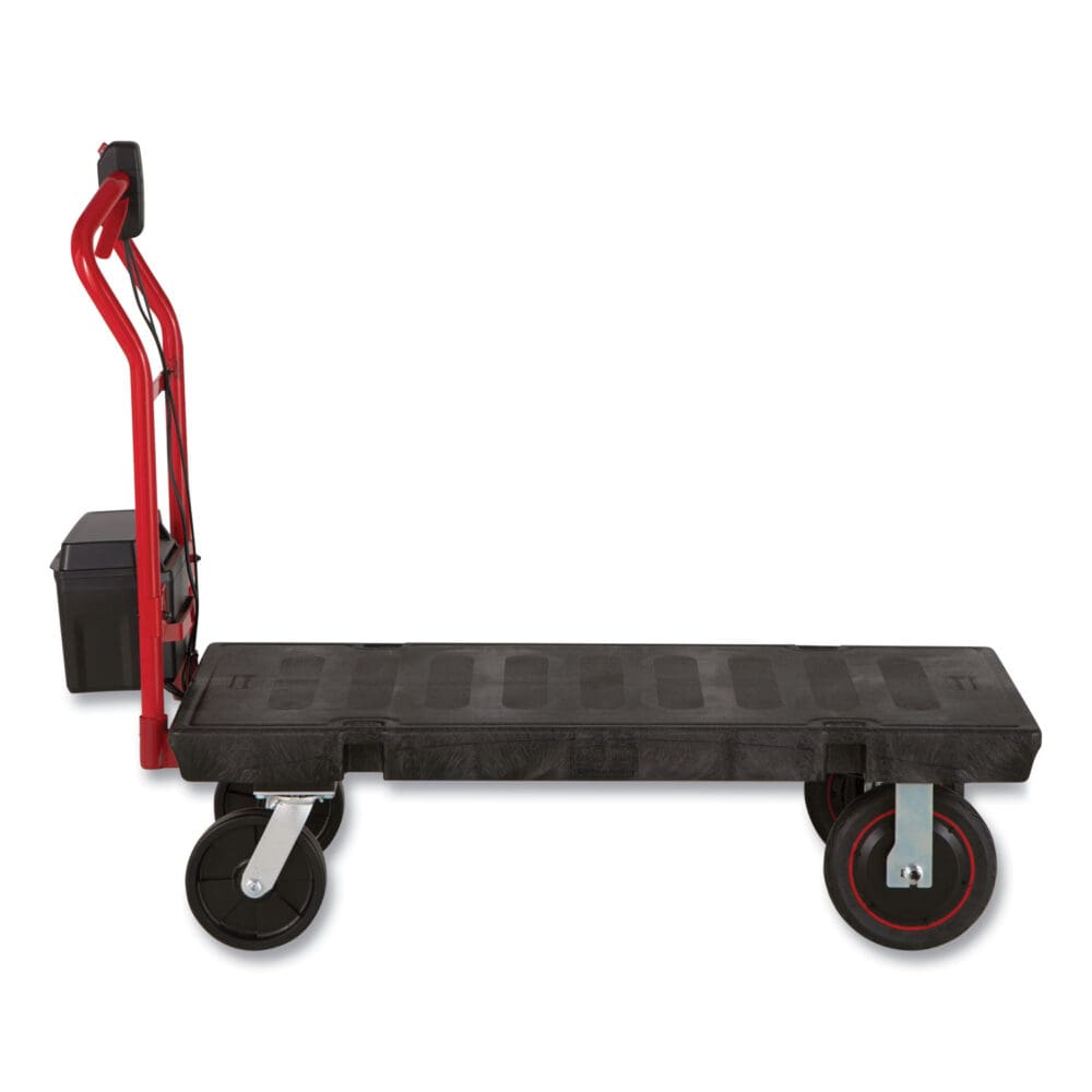 Motorized Kit for 24" x 48" Platform Trucks, Medium, DC Motor, 60 V Lithium-Ion Battery, 0.5 mph to 3 mph, Black/Red - Image 2