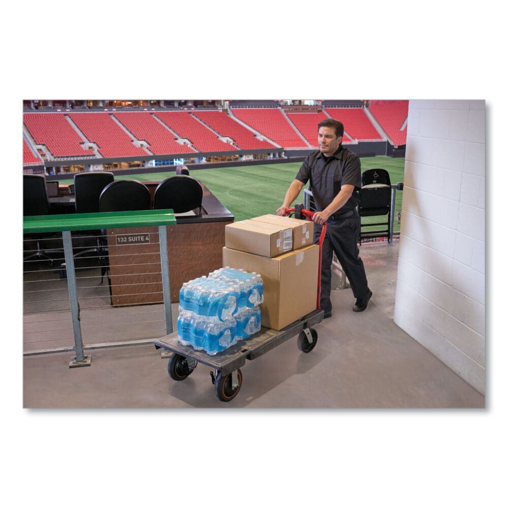 Motorized Kit for 24" x 48" Platform Trucks, Medium, DC Motor, 60 V Lithium-Ion Battery, 0.5 mph to 3 mph, Black/Red - Image 4