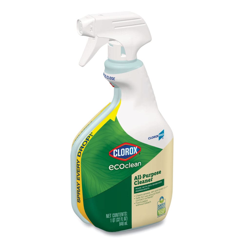 Clorox Pro EcoClean All-Purpose Cleaner, Unscented, 32 oz Spray Bottle, 9/Carton - Image 10