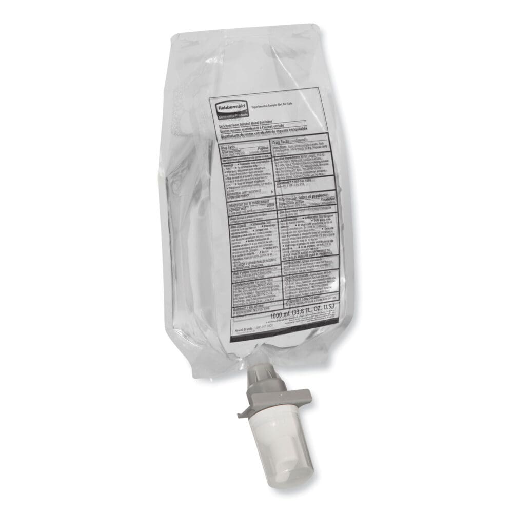 AutoFoam Refill With Alcohol Foam Hand Sanitizer, Clear, 1,000 mL, Fragrance-Free, 4/Carton - Image 6