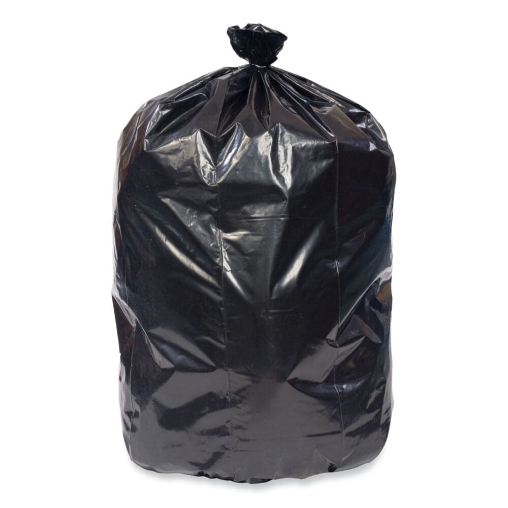 Eco Strong Plus Can Liners, 40 gal, 1.7 mil, 40 x 46, Black, 100/Carton - Image 4