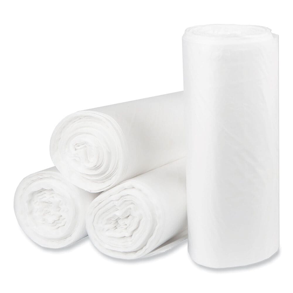 Eco Strong Plus Can Liners, 40 gal, 16 mic, 40 x 46, Natural, 250/Carton - Image 2