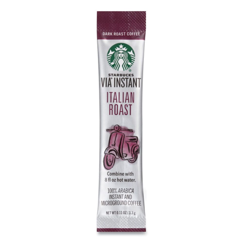 VIA Ready Brew Coffee, 0.11 oz, Italian Roast, 8 Packets/Bag, 12 Bags/Carton - Image 2
