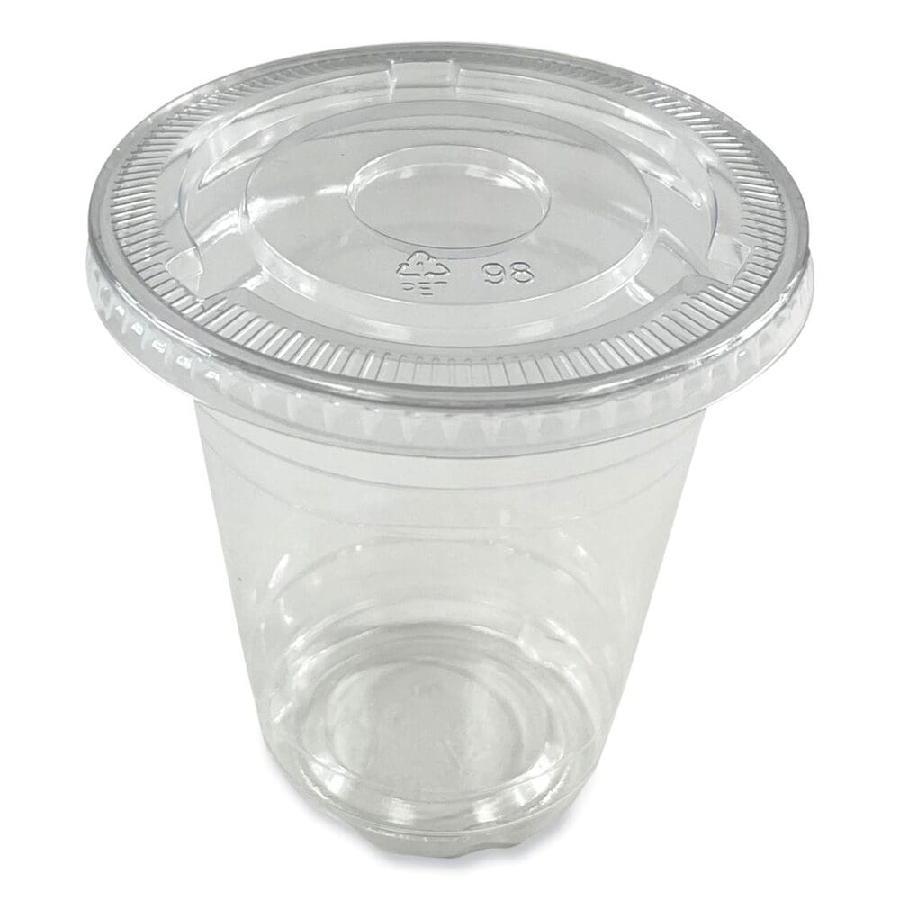Clear Plastic Cold Cups, Squat, 12 oz, PET, 1,000/Carton - Image 3