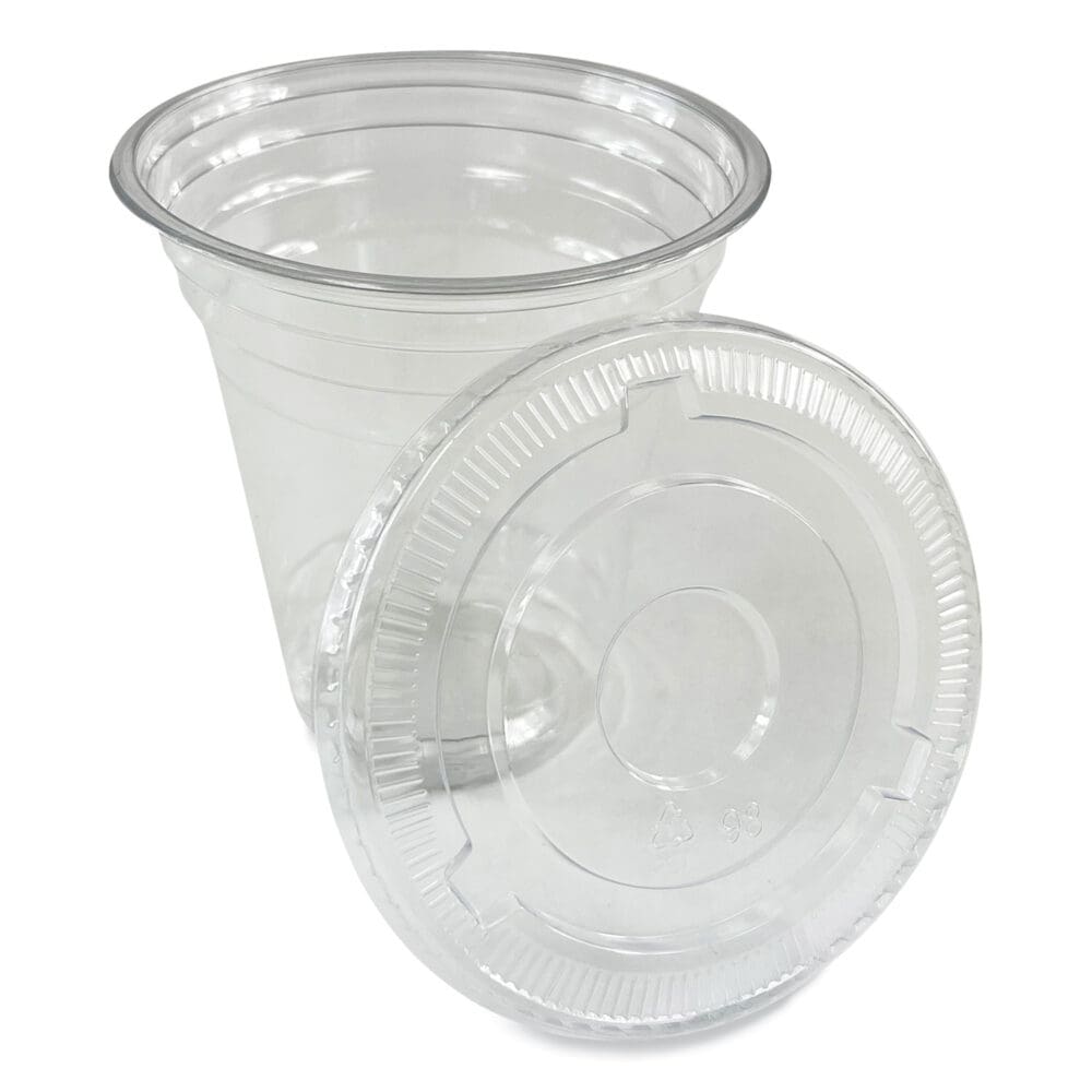 Clear Plastic Cold Cups, Squat, 12 oz, PET, 1,000/Carton - Image 2