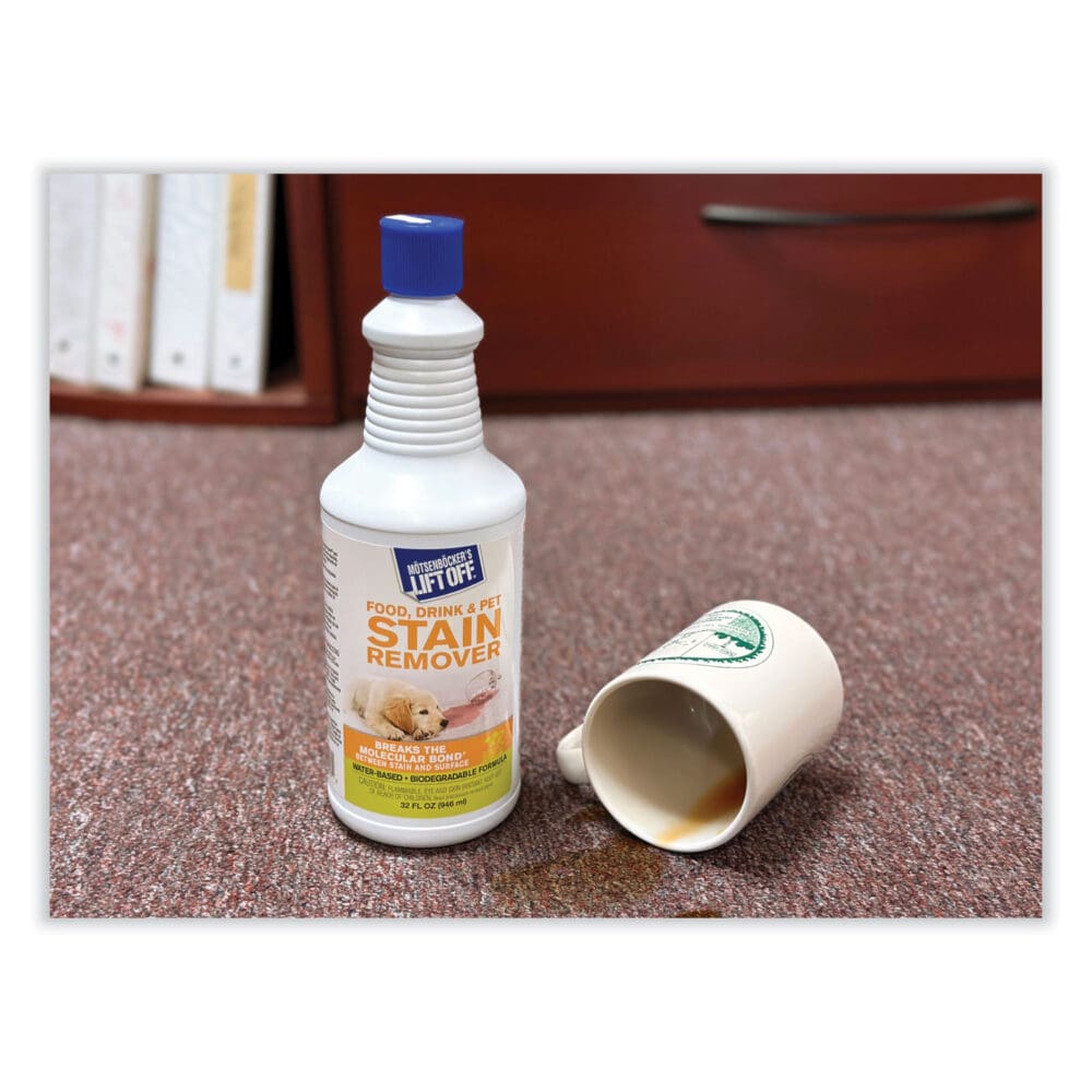 Food/Beverage/Protein Stain Remover, 32 oz Pour Bottle - Image 3