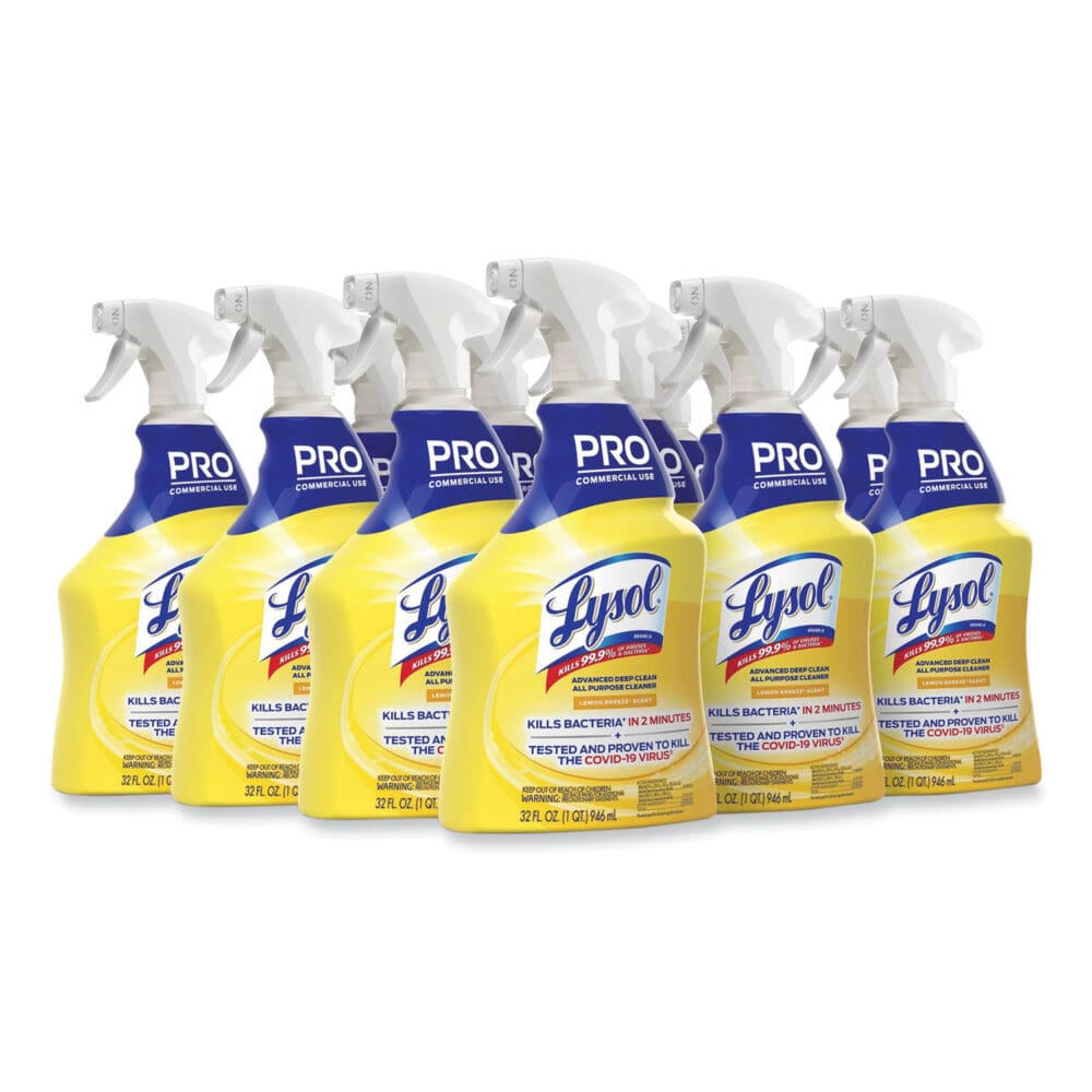 Advanced Deep Clean All Purpose Cleaner, Lemon Breeze, 32 oz Trigger Spray Bottle - Image 10
