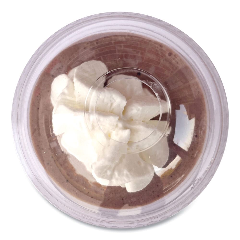 PET Cold Cup Dome Lids, Fits 9 oz Squat/12 oz PET Cups, Clear, 1,000/Carton - Image 4