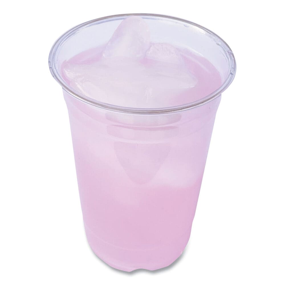 Clear Plastic PET Cups, 14 oz, 50/Bag, 20 Bags/Carton - Image 3