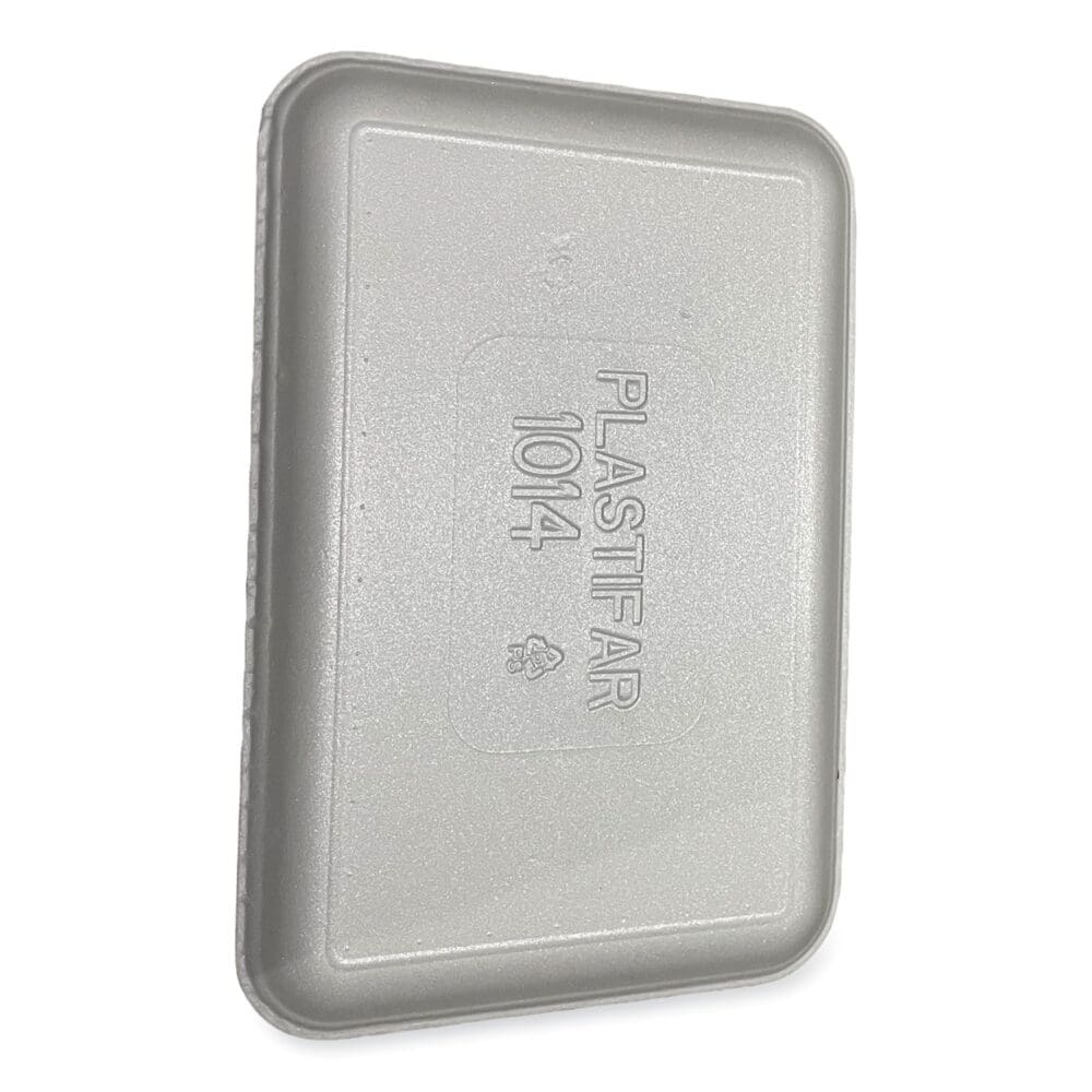 Meat Trays, 13.81 x 9.25 x 0.71, White, 100/Carton - Image 3