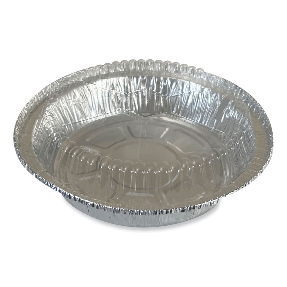 Round Aluminum To-Go Container Lids, Dome Lid, 7", Clear, Plastic, 500/Carton - Image 3