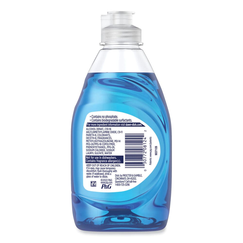 Liquid Dish Detergent, Dawn Original, 7.5 oz Bottle, 12/Carton - Image 3