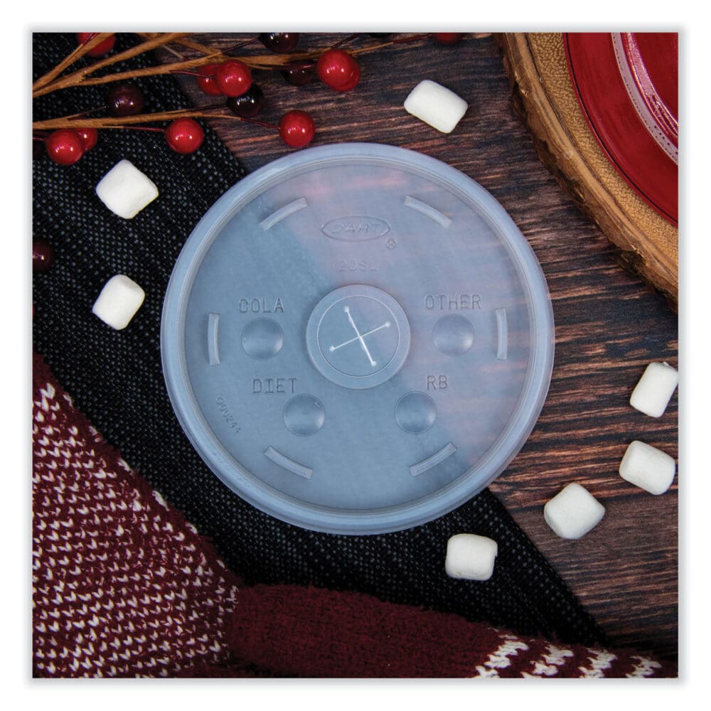 Cold Cup Lids, Fits 8 to 32 oz Cups/Containers, Translucent, 100/Sleeve, 10 Sleeves/Carton - Image 5