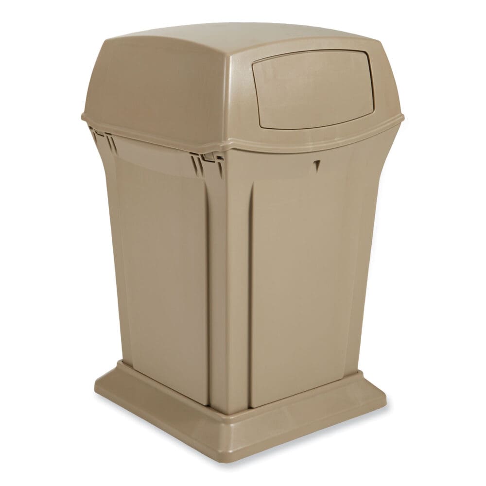 Ranger Fire-Safe Container, 45 gal, Structural Foam, Beige - Image 2