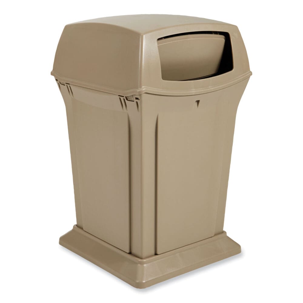 Ranger Fire-Safe Container, 35 gal, Structural Foam, Beige - Image 3