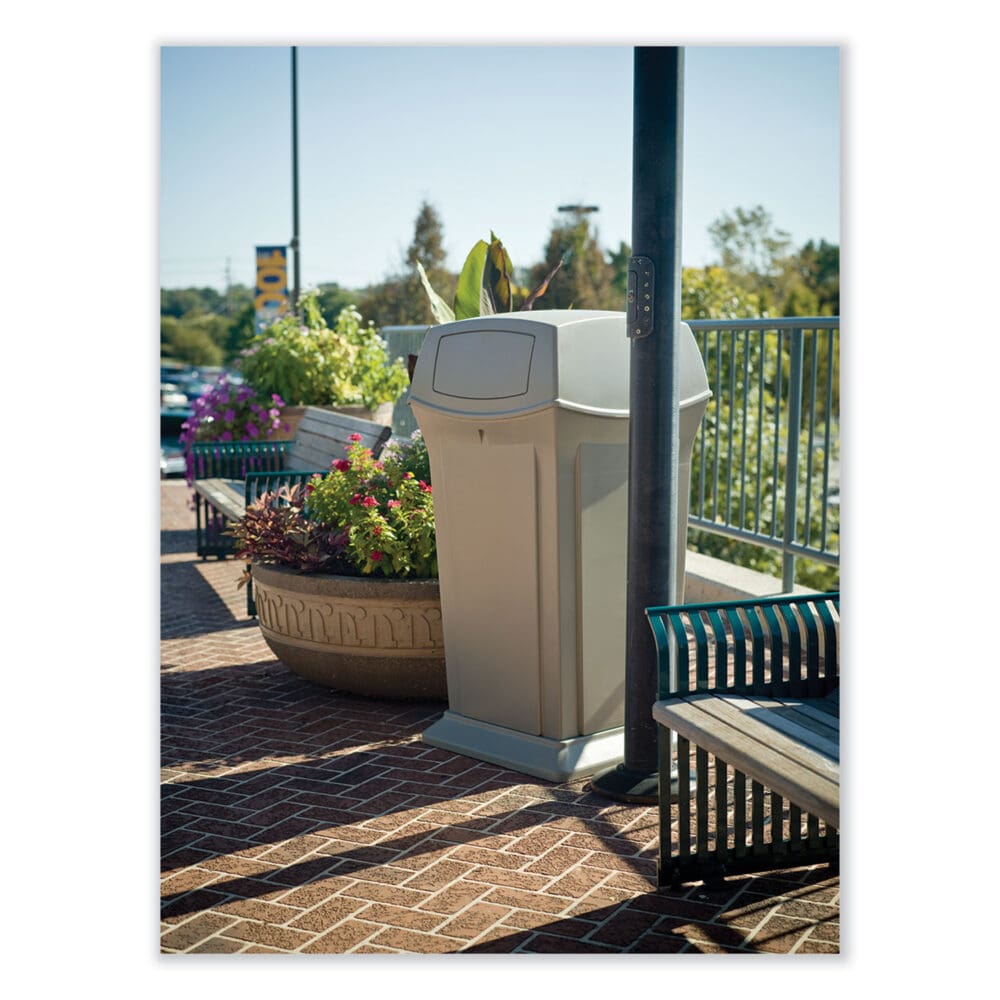 Ranger Fire-Safe Container, 35 gal, Structural Foam, Beige - Image 7