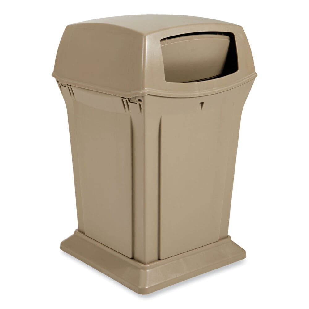 Ranger Fire-Safe Container, 45 gal, Structural Foam, Beige - Image 4