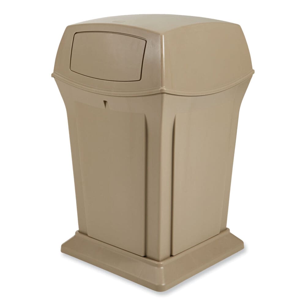 Ranger Fire-Safe Container, 45 gal, Structural Foam, Beige - Image 3