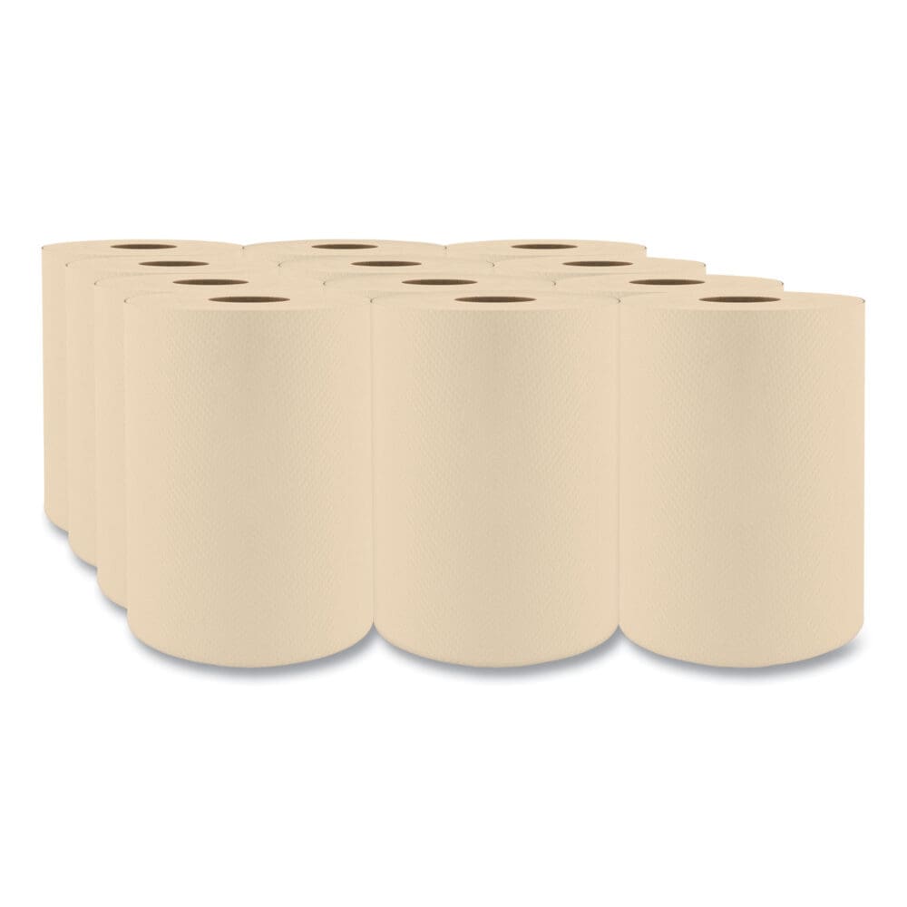 Select Hardwound Roll Towels, 1-Ply, 7.88" x 350 ft, Natural, 12 Rolls/Carton - Image 3