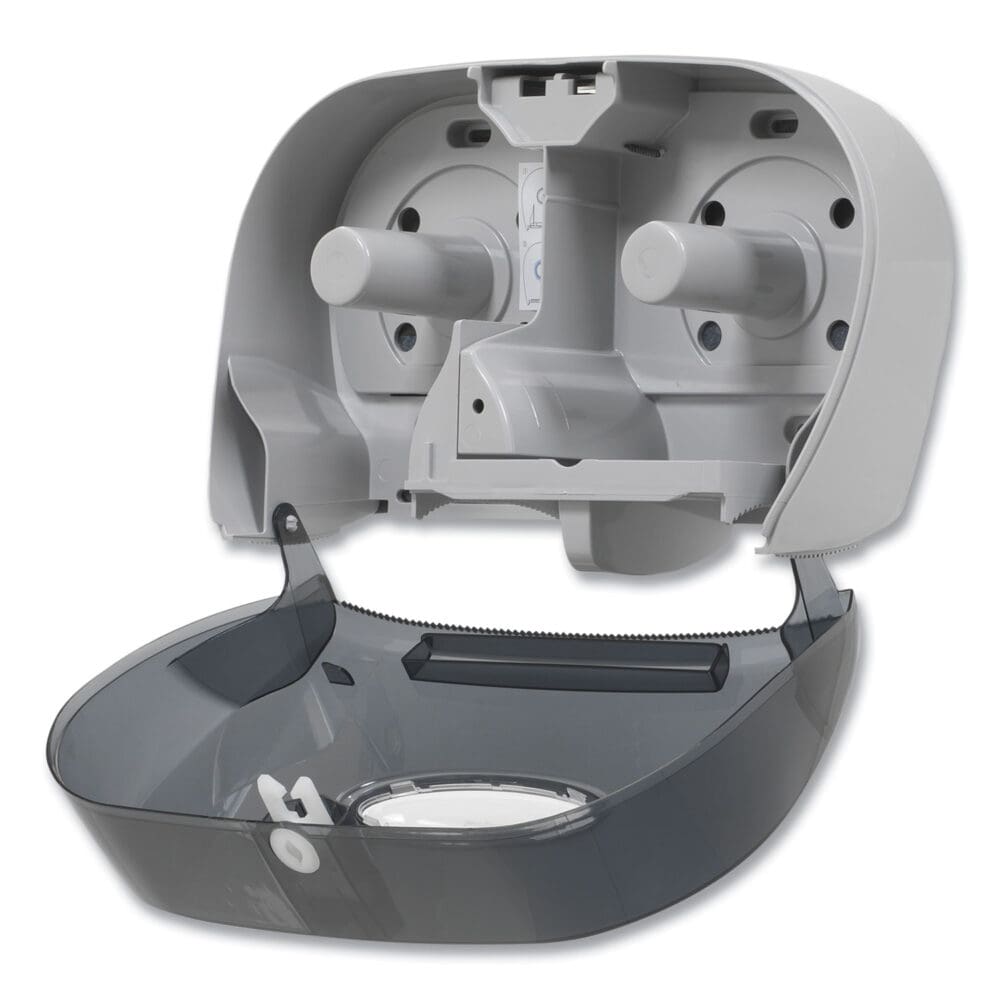 Two-Roll Bathroom Tissue Dispenser, 13.56 x 5.75 x 8.63, Smoke - Image 7