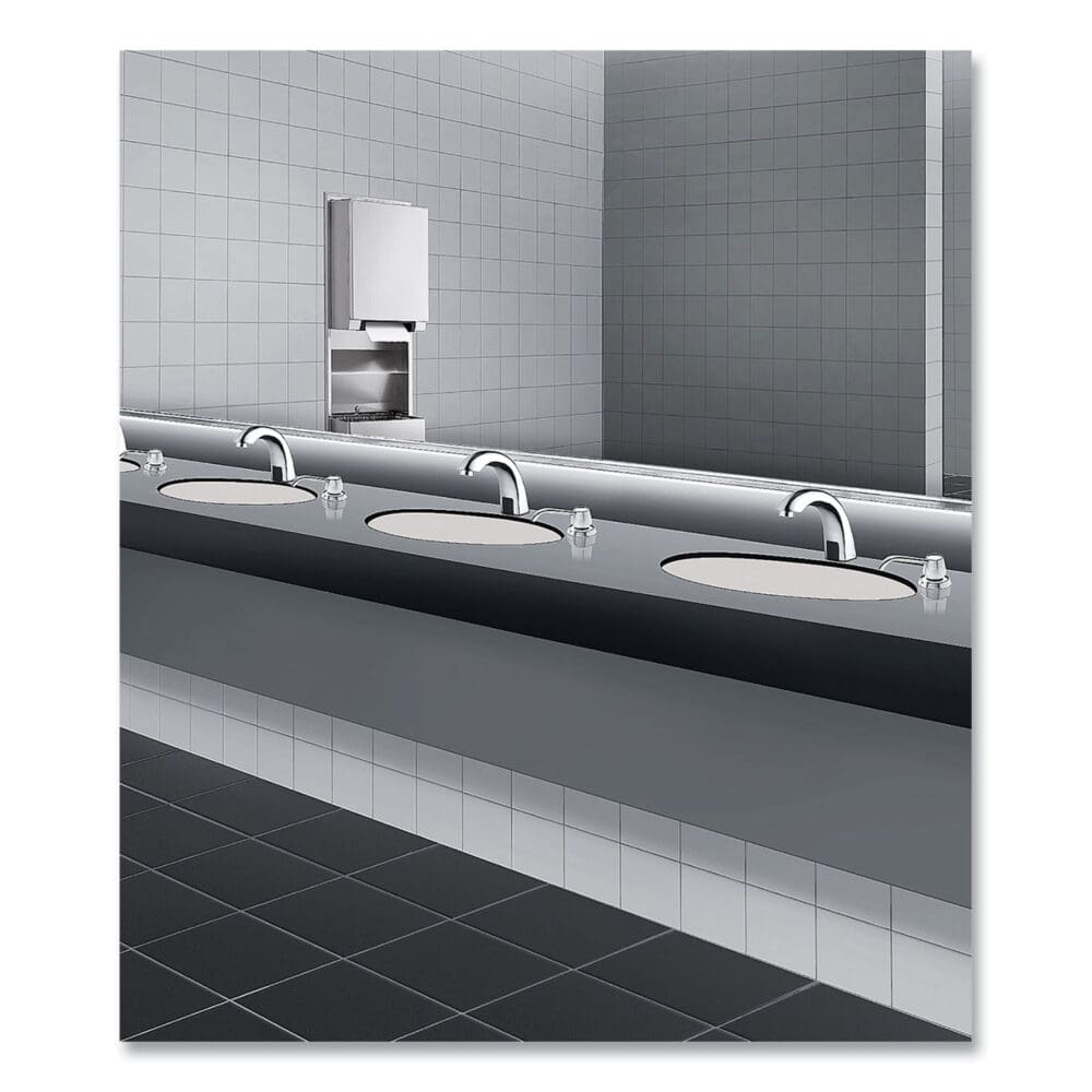 Contura Lavatory-Mounted Soap Dispenser, 34 oz, 3.31 x 4 x 17.63, Chrome/Stainless Steel - Image 4