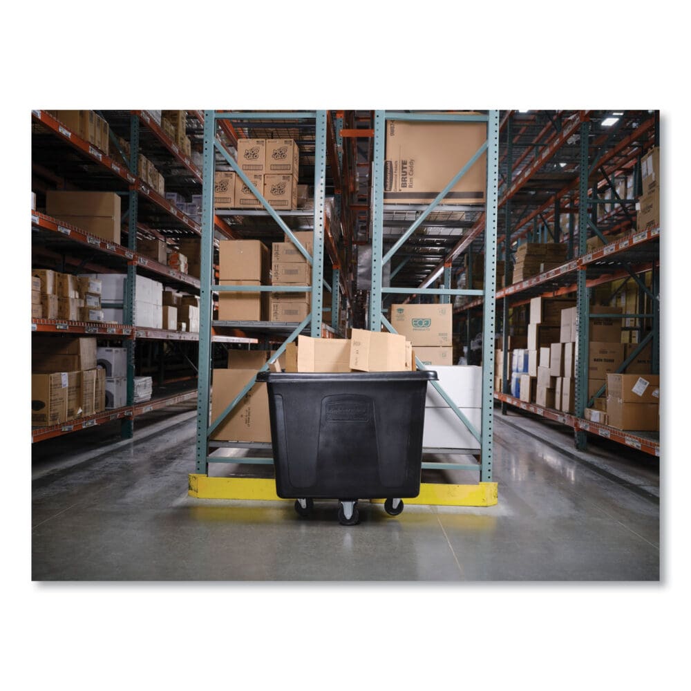 Cube Truck, 119.7 gal, 500 lb Capacity, Plastic/Metal, Black - Image 4