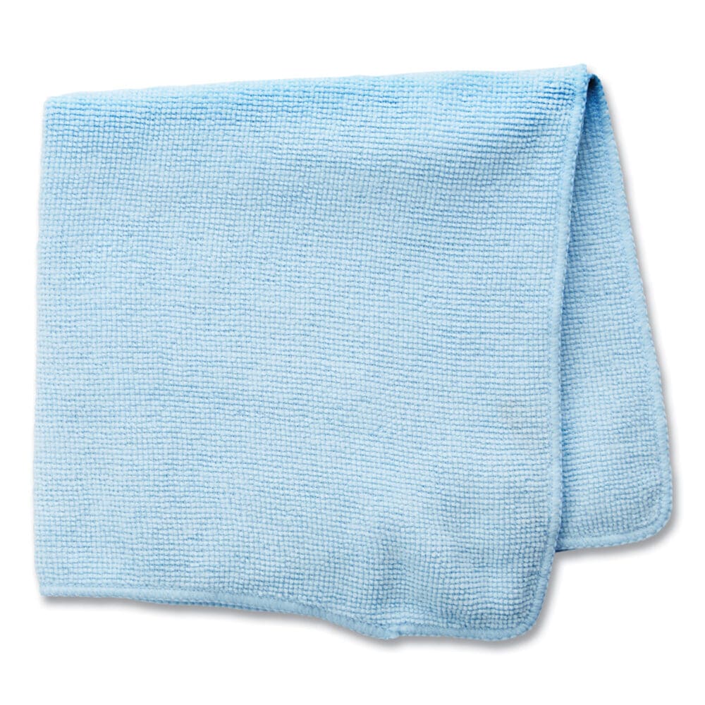 Microfiber Cleaning Cloths, 16 x 16, Blue, 24/Pack - Image 2