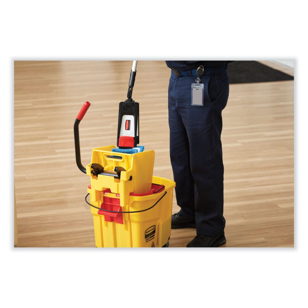 WaveBrake 2.0 Bucket/Wringer Combos, Side-Press, 35 qt, Plastic, Brown - Image 3