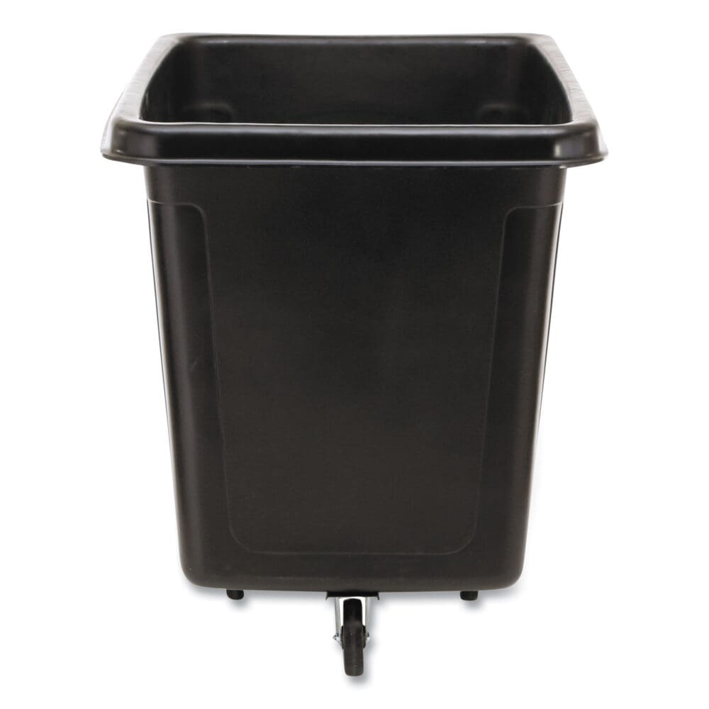 Cube Truck, 12 cu ft, 400 lb Capacity, Medium-Density Polyethylene/Metal Frame, Black - Image 6