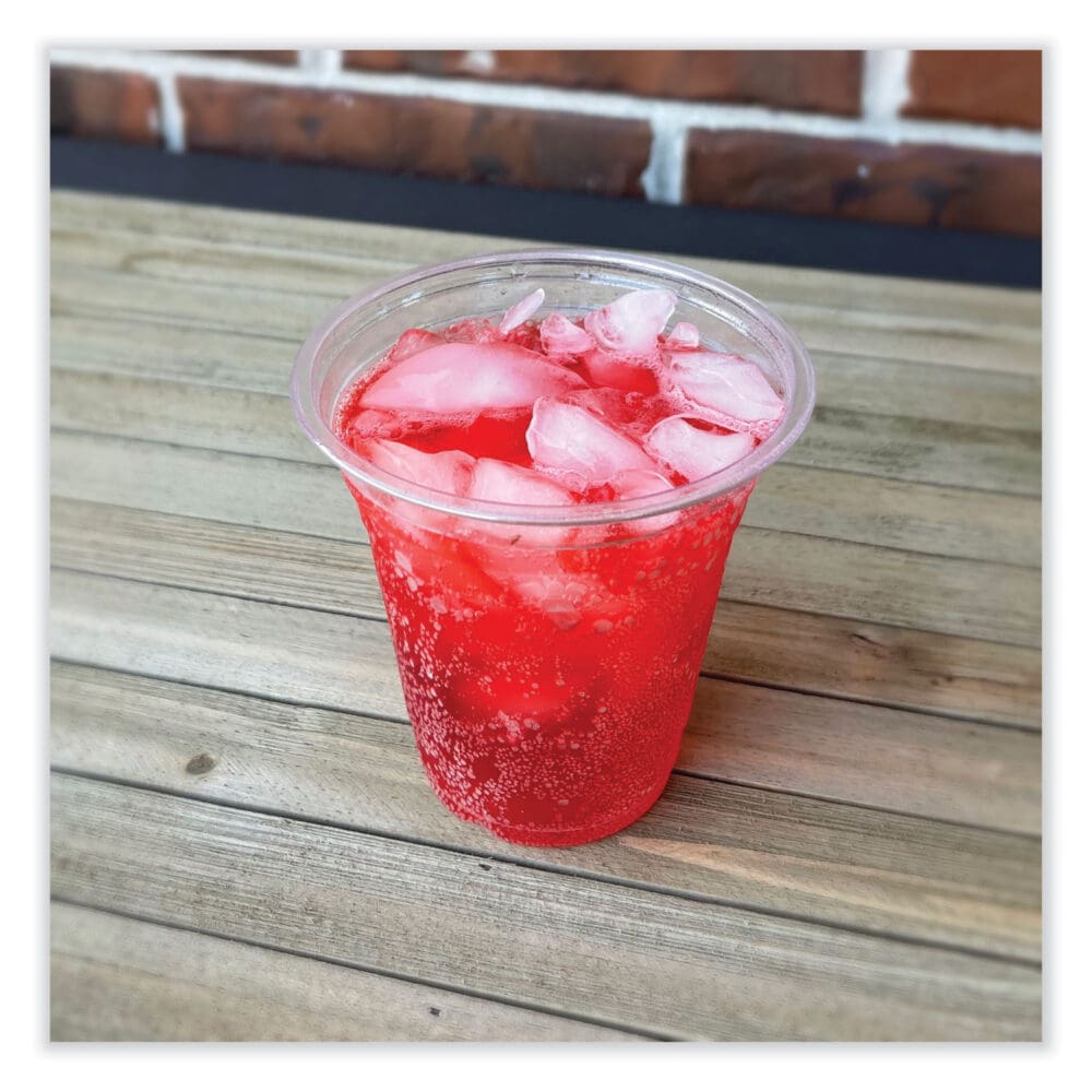 Clear Plastic PET Cups, 12 oz, 50/Pack - Image 3