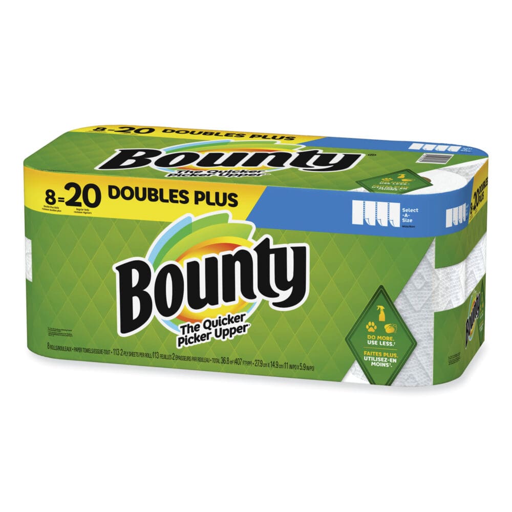 Select-a-Size Kitchen Roll Paper Towels, 2-Ply, 5.9 x 11, White, 113 Sheets/Double Plus Roll, 8 Rolls/Pack - Image 2