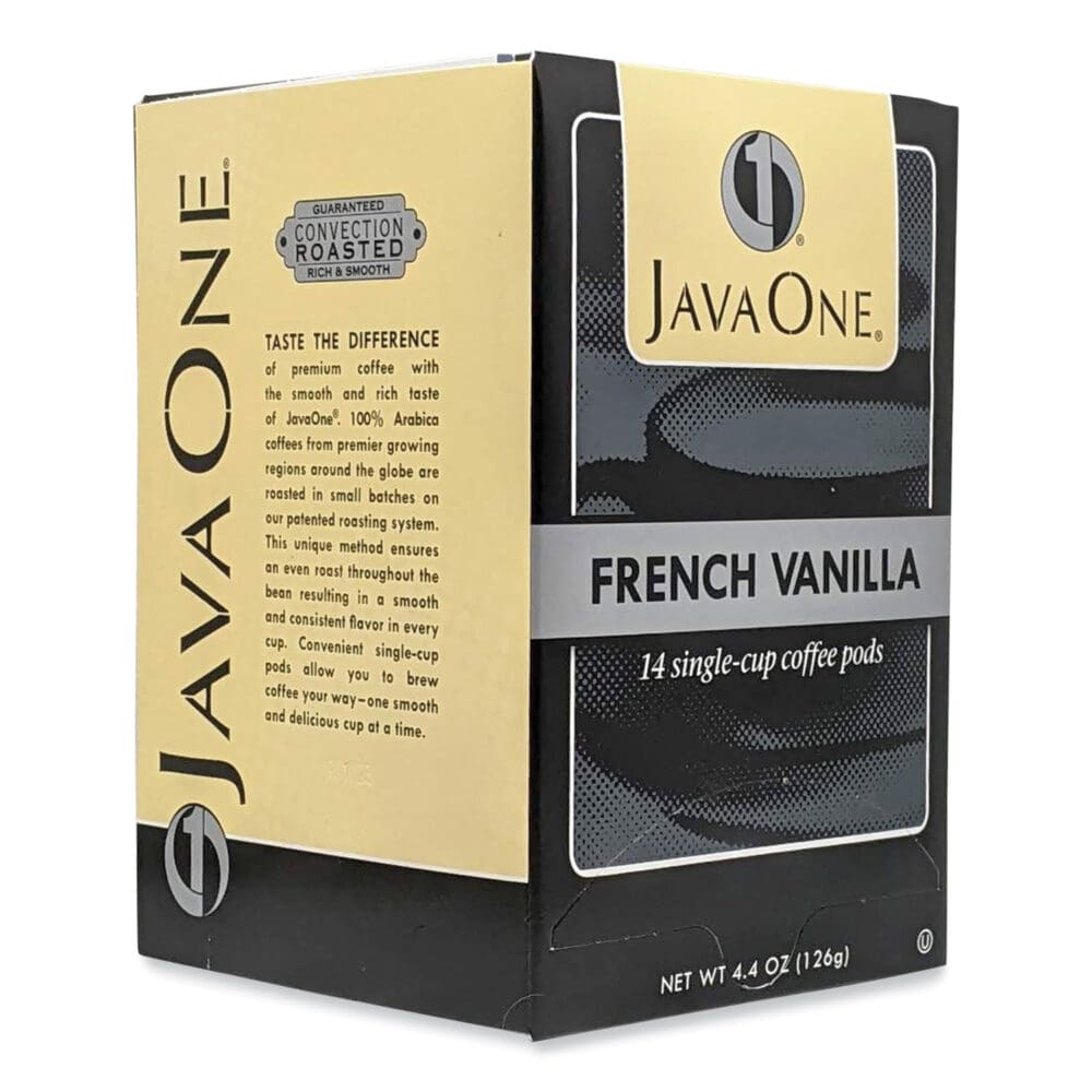 Coffee Pods, French Vanilla, Single Cup, 14/Box - Image 2