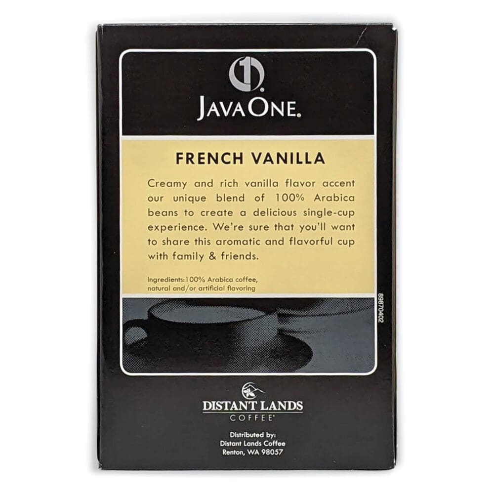 Coffee Pods, French Vanilla, Single Cup, 14/Box - Image 4