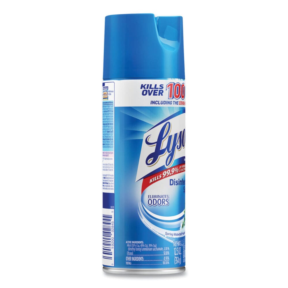 Disinfectant Spray, Spring Waterfall Scent, 12.5 oz Aerosol Spray - Image 3