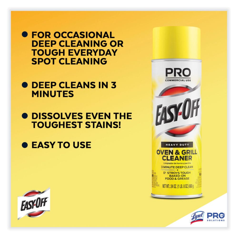 Oven and Grill Cleaner, Unscented, 24 oz Aerosol Spray - Image 6